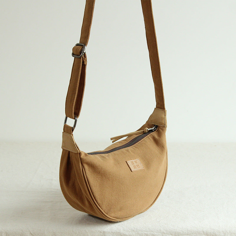 Women's Cloth Dumpling Canvas Fashion Simple Shoulder Bags