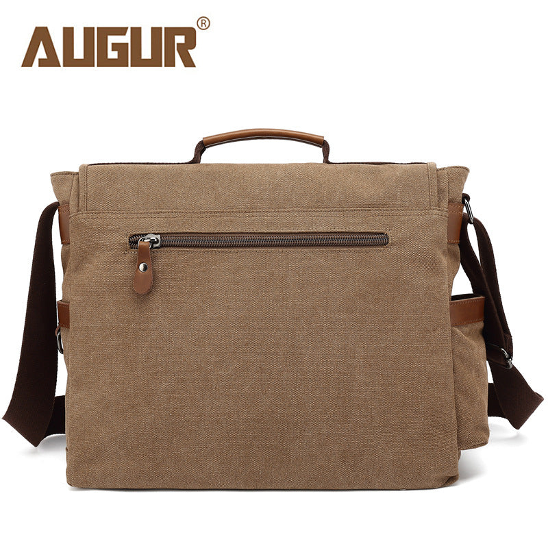 Men's Canvas Large Capacity Business Retro Electric Men's Messenger Bags