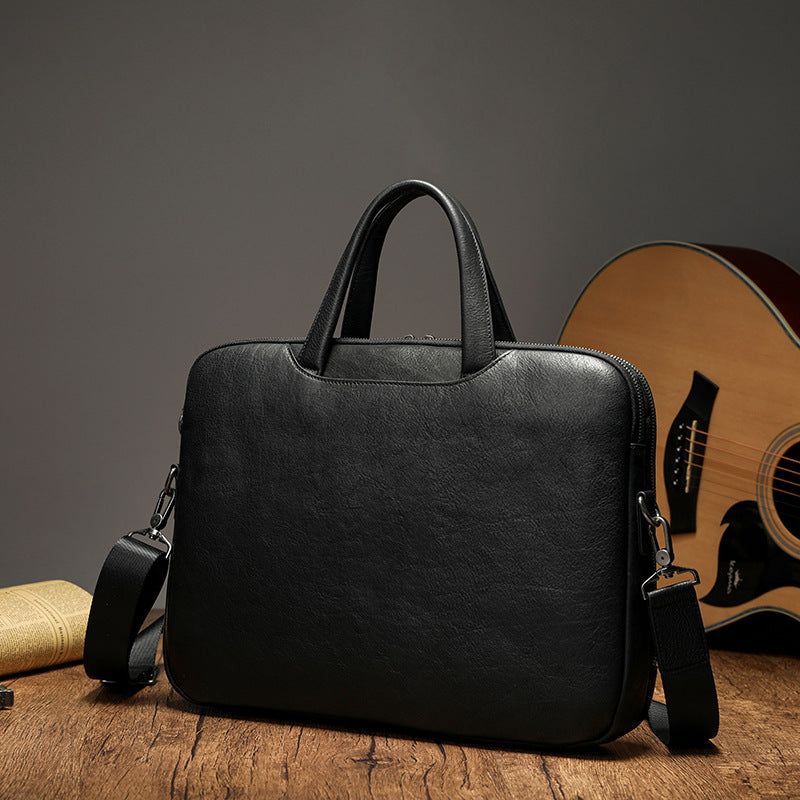Men's Presale Top Layer High Cowhide Business Men's Briefcases
