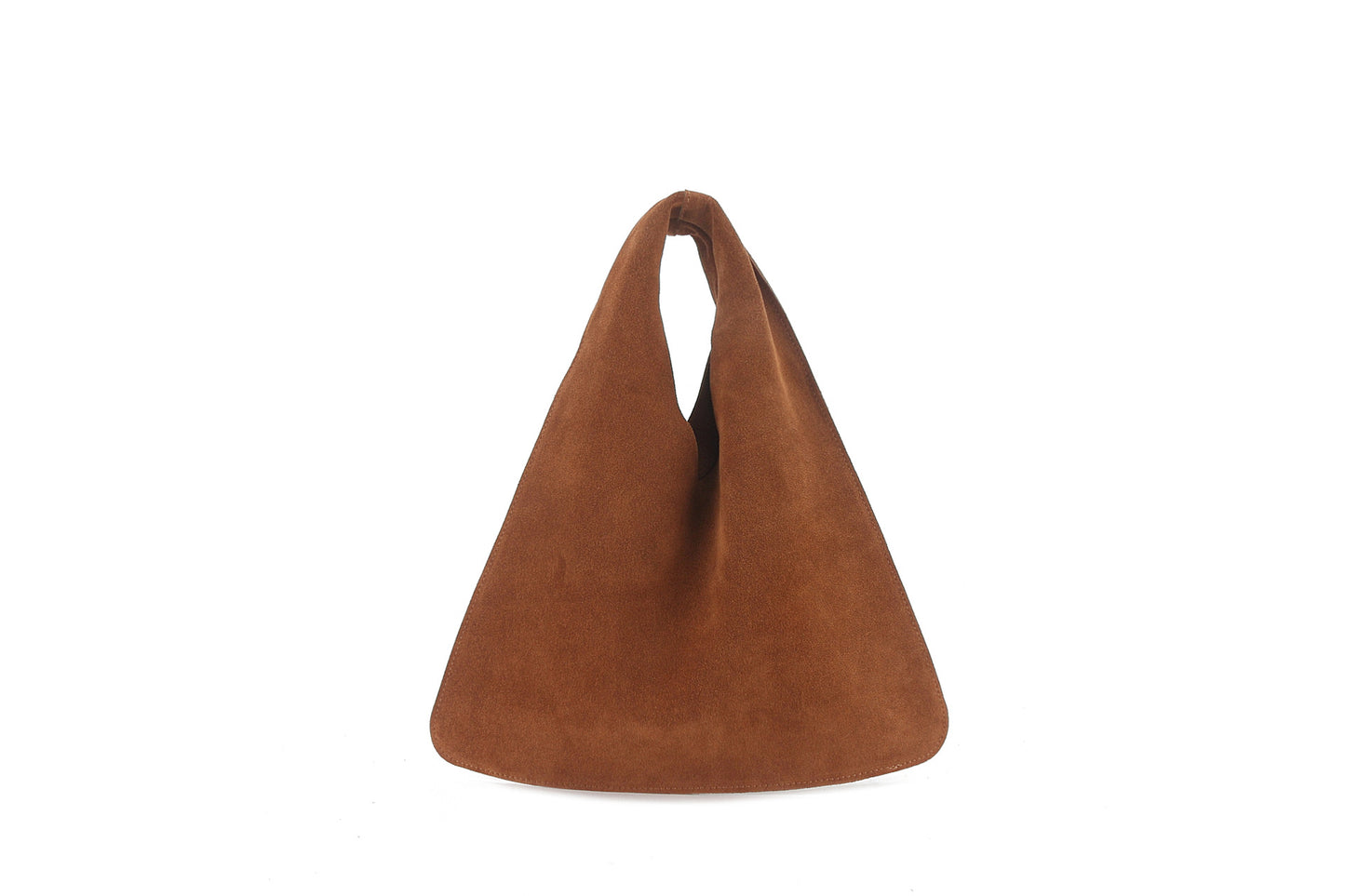 Matte Cowhide Triangle Size Wrist Fashionable Shoulder Bags
