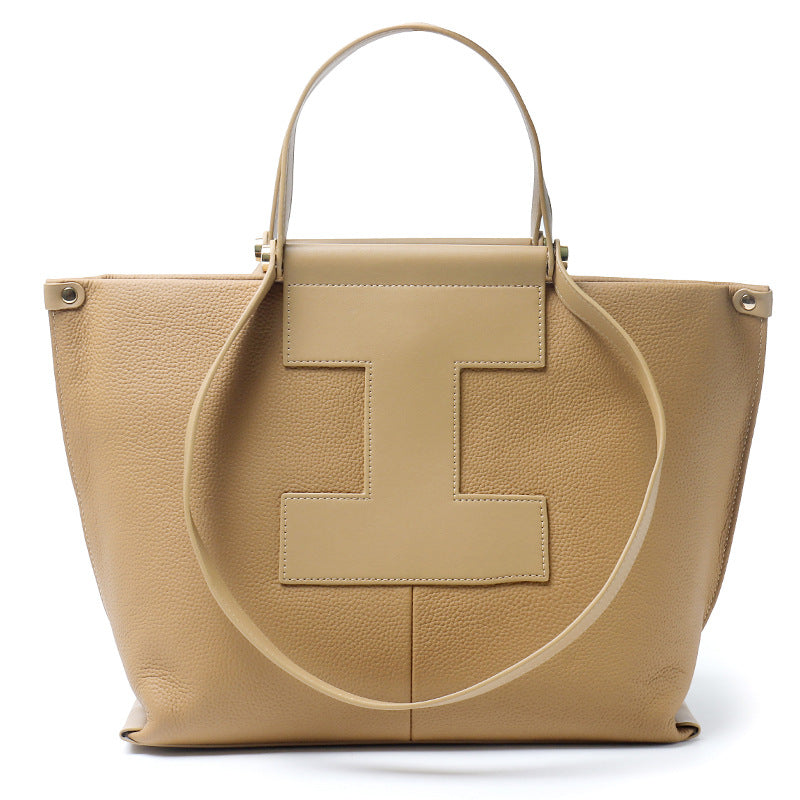 Women's Layer Cowhide Design Hand Carrying Genuine Bags