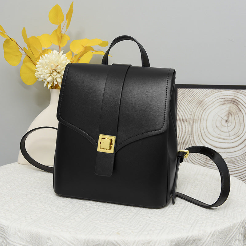 Women's High-grade Fashionable Simple Large Capacity Leisure Backpacks