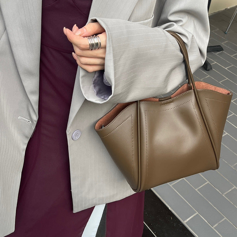 Women's Genuine Leather Wings Style Commuter Large Handbags