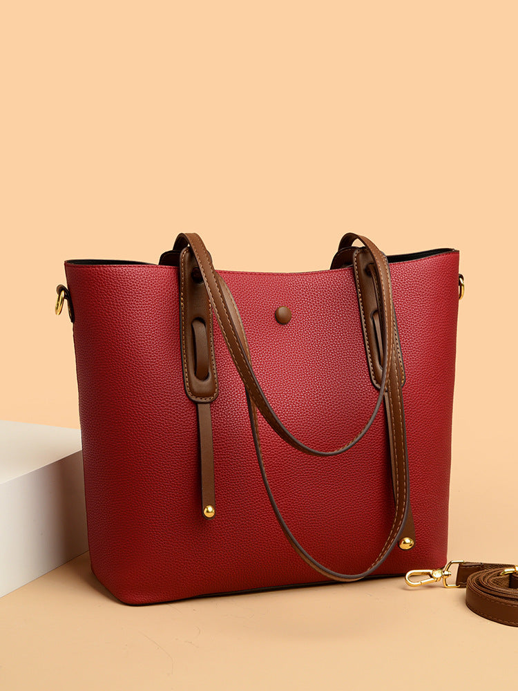 Women's Fashion Refined Simple Large Capacity Commuter Shoulder Bags