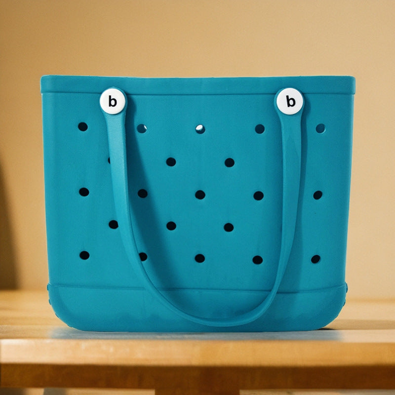 Women's Beach Hole Big Vegetable Basket Pet Handbags