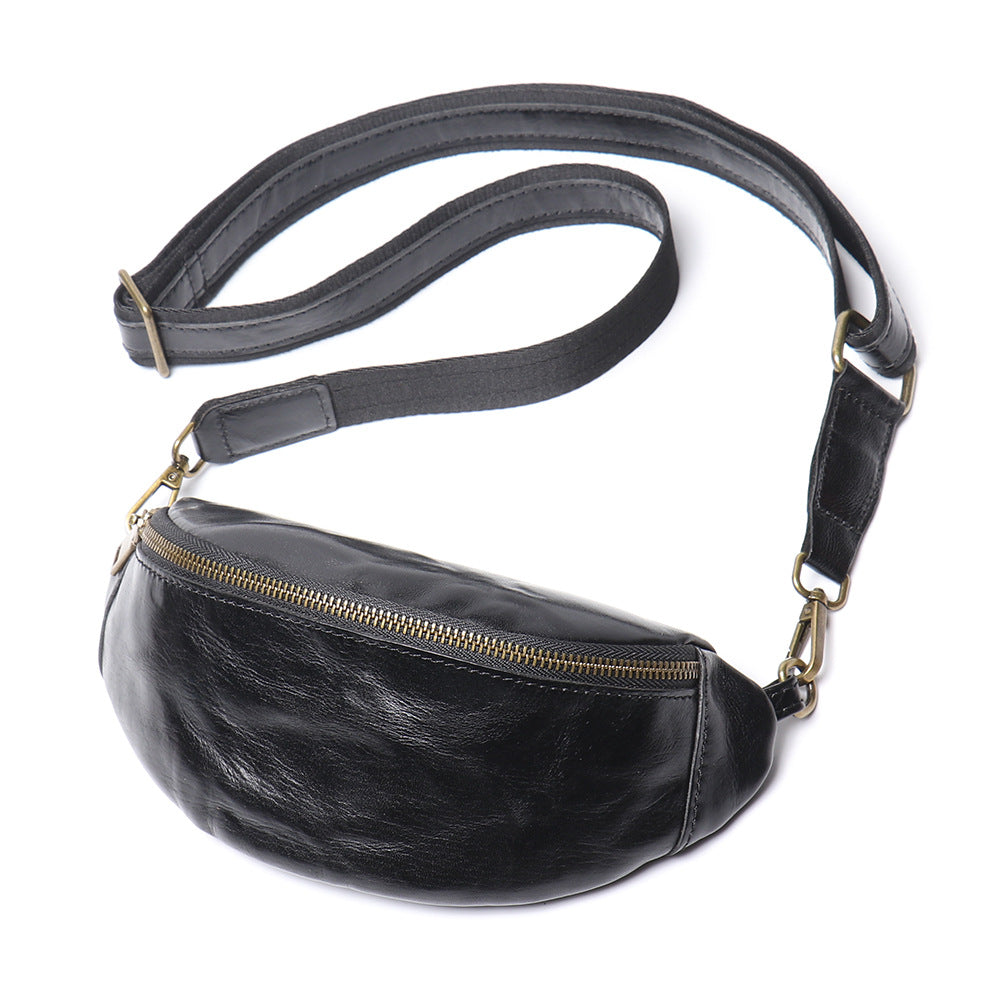 Men's Vintage Leather Leisure First Layer Cowhide Men's Messenger Bags