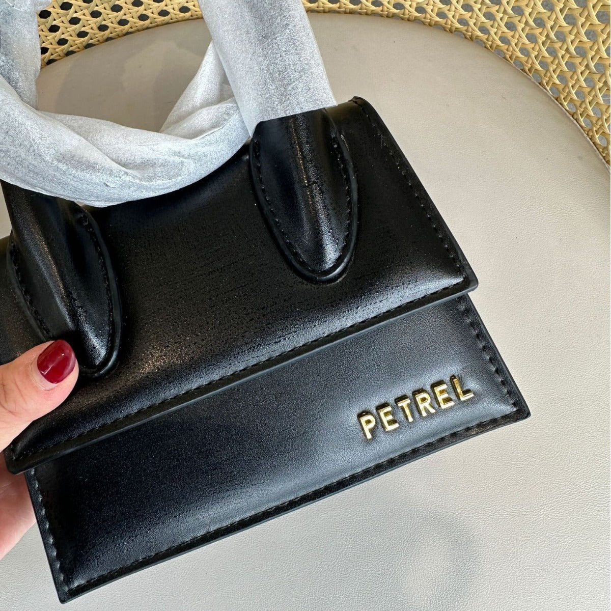 Women's High-grade Portable Design Underarm Luxury Small Square Bags
