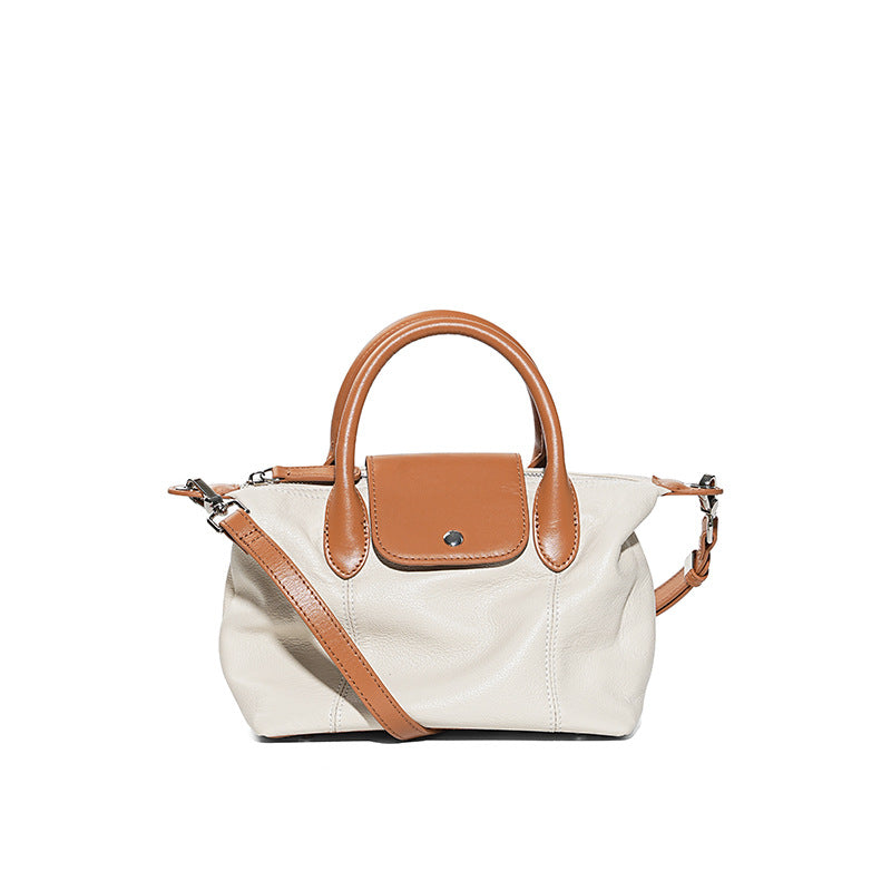 Women's Cattlehide Leather Fashion Dumpling Genuine High-grade Shoulder Bags