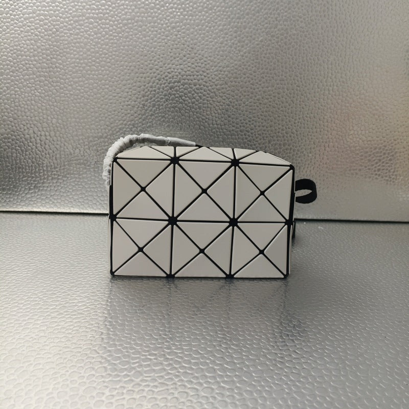 Geometric Diamond Pattern September Cupid Box Small Square Bags