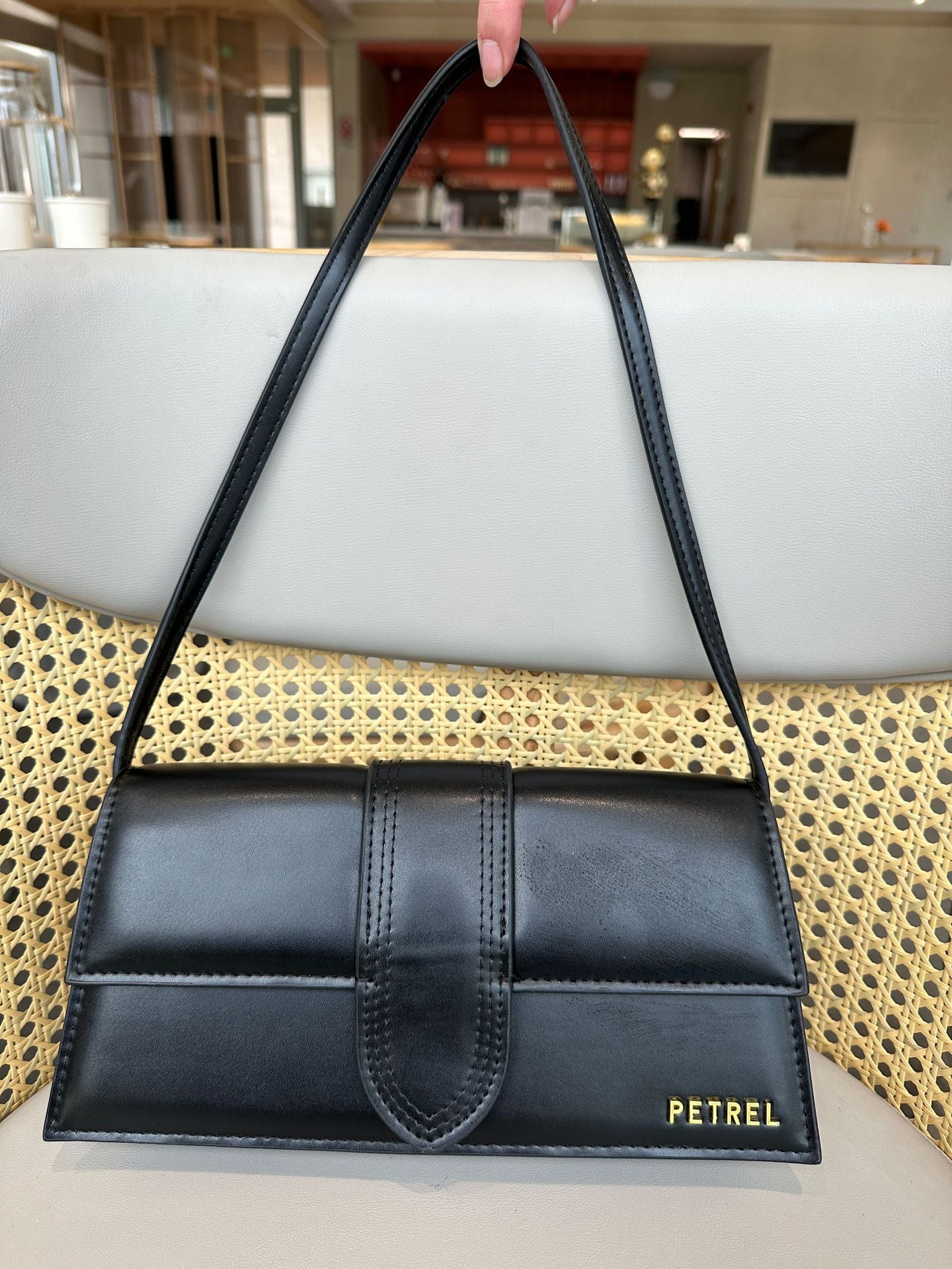 Women's High-grade Design Versatile Baguette Underarm Small Square Bags