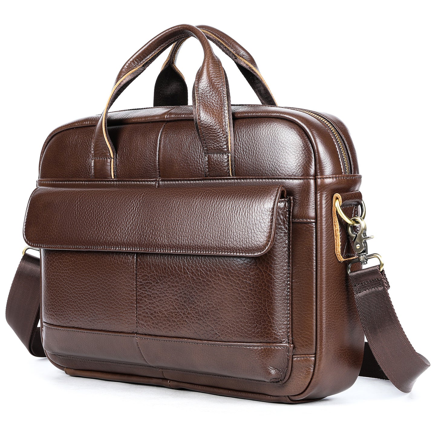Men's Genuine Leather Large Capacity Computer Business Men's Briefcases