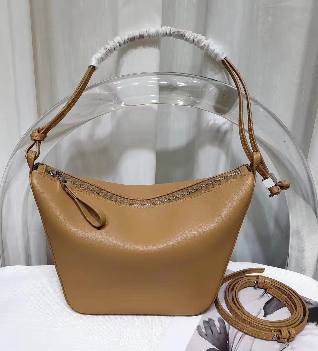 Layer Cowhide High-grade Niche Dumpling Portable Crossbody Bags