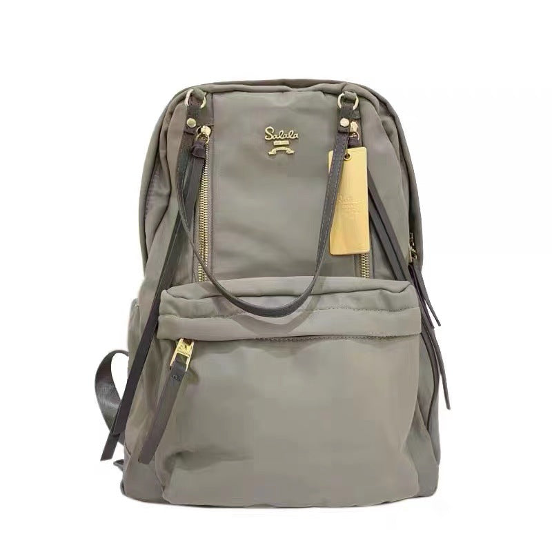 Women's Nylon Preppy Style Fashion Large Capacity Backpacks