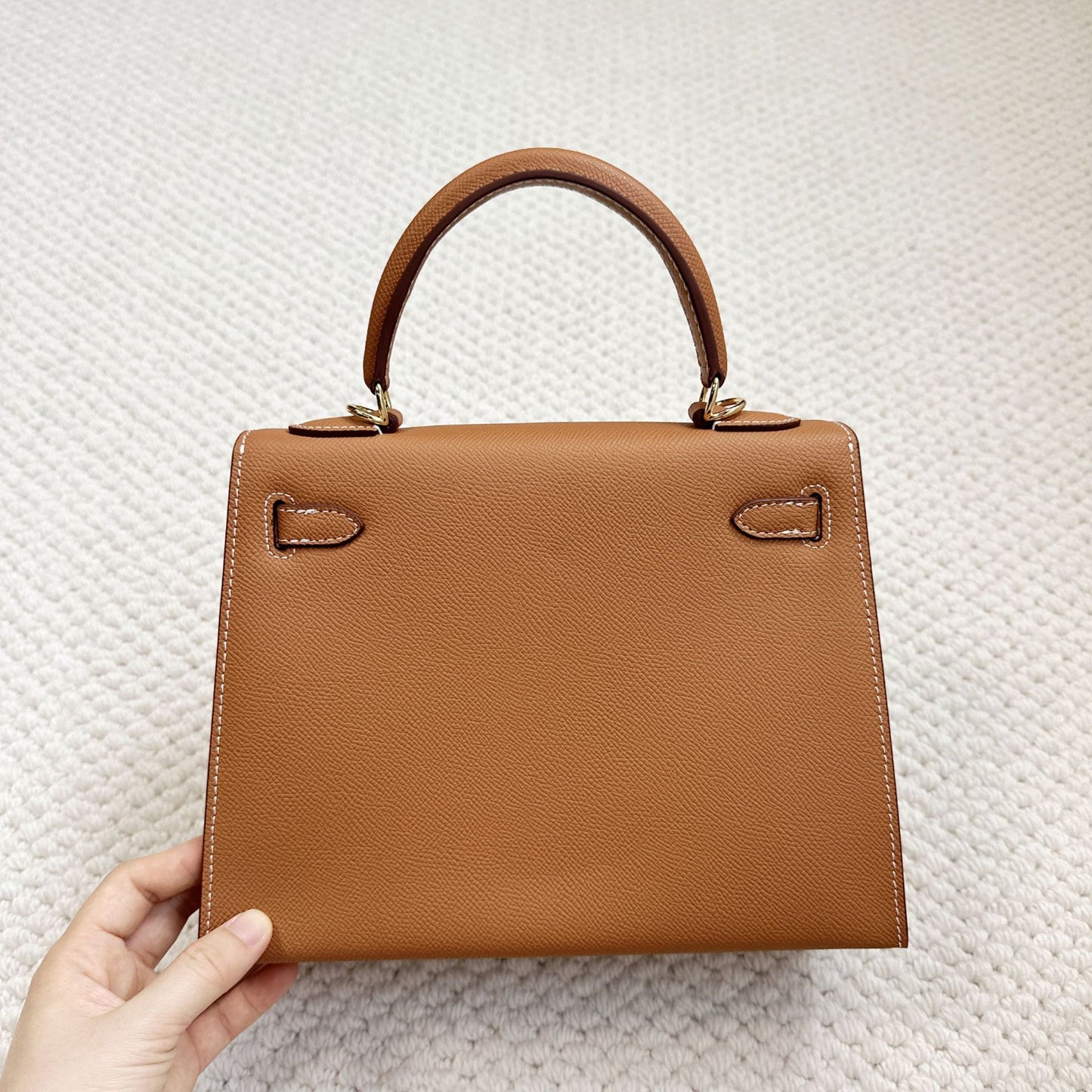 Women's High-grade First Layer Cowhide Kelly Fashion Handbags