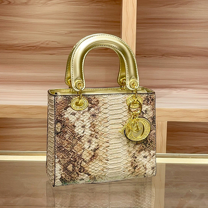 Women's High-grade Light Luxury Minority Snakeskin Pattern Crossbody Bags