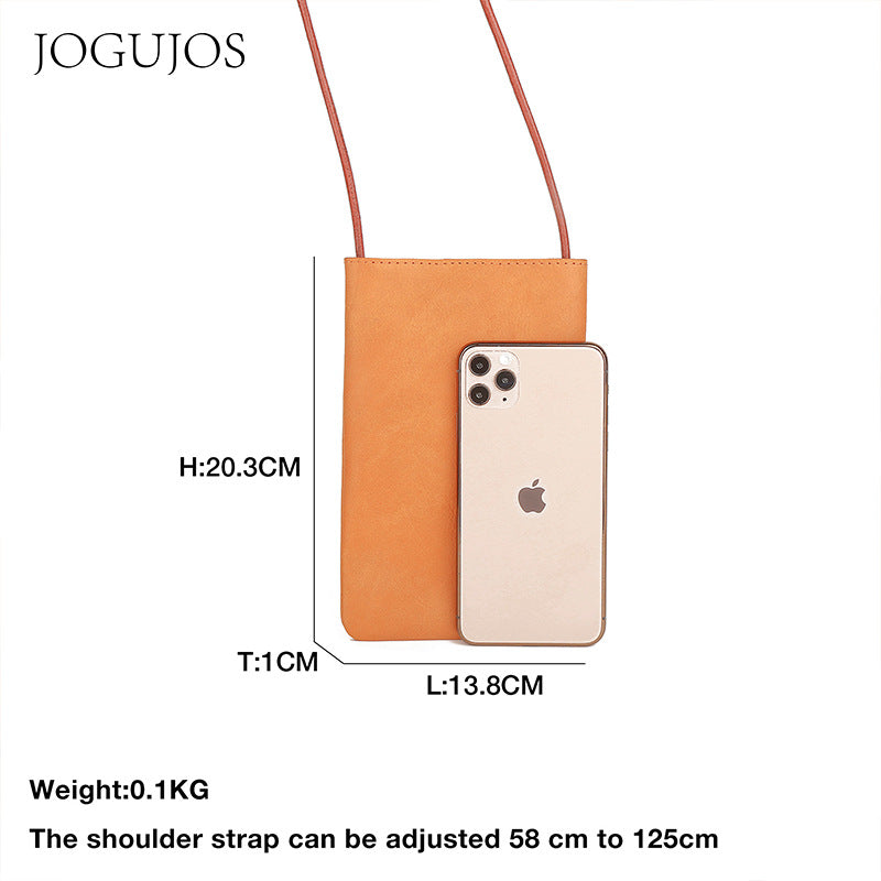 Women's Mobile Wild Leisure Genuine Leather Bags