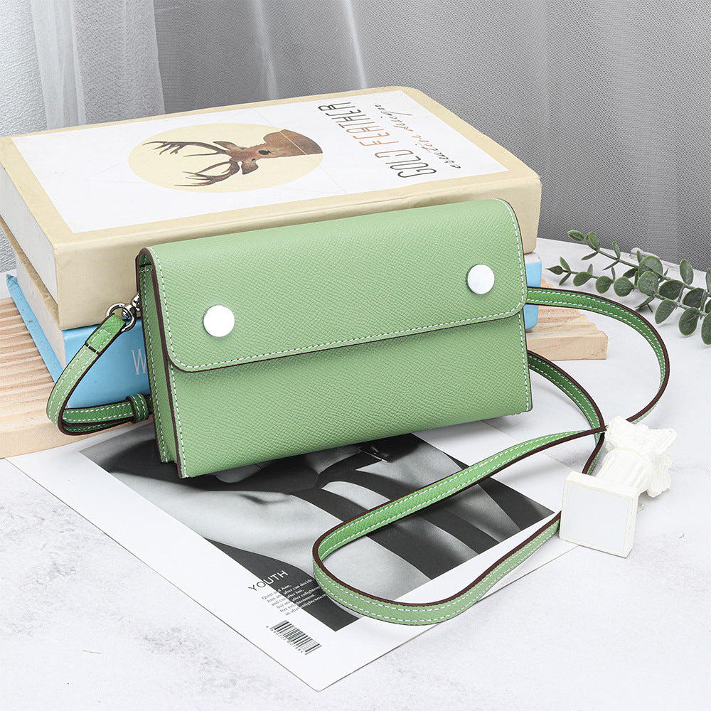 Women's High-grade Cowhide Palm Print Fashion Genuine Bags