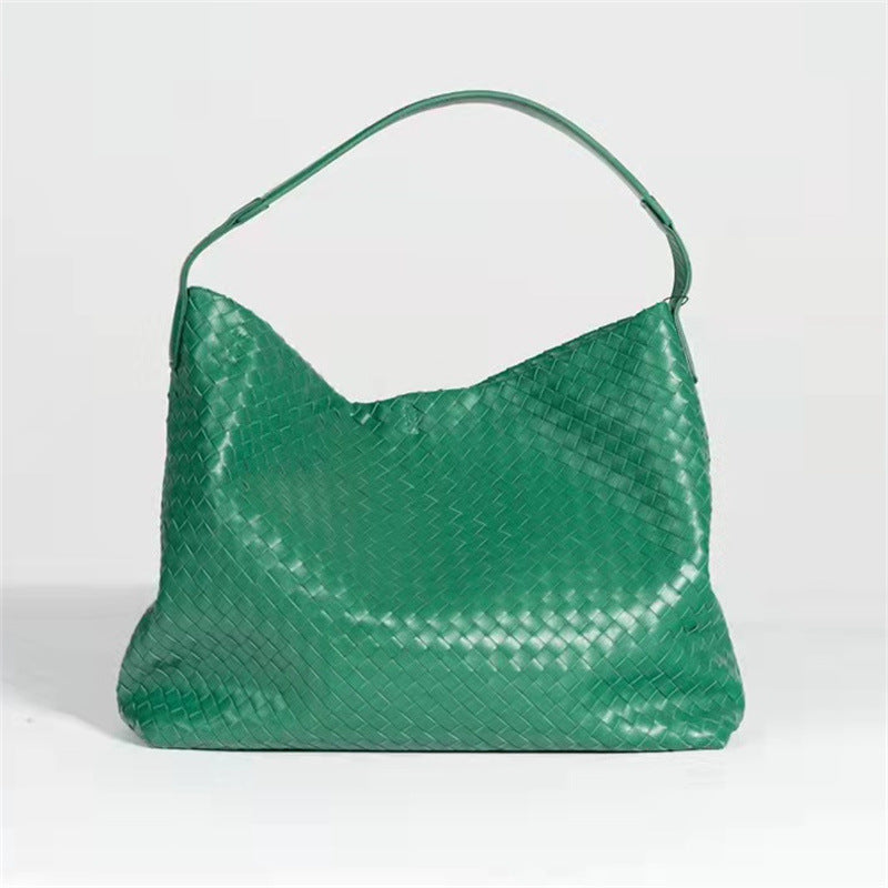 Women's Korean Fashion Leather Large Capacity Sheepskin Tote Bags