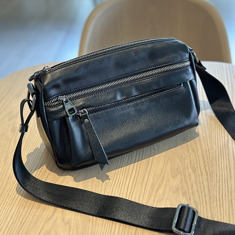 Women's Leather Lightweight First Layer Cowhide Crossbody Bags