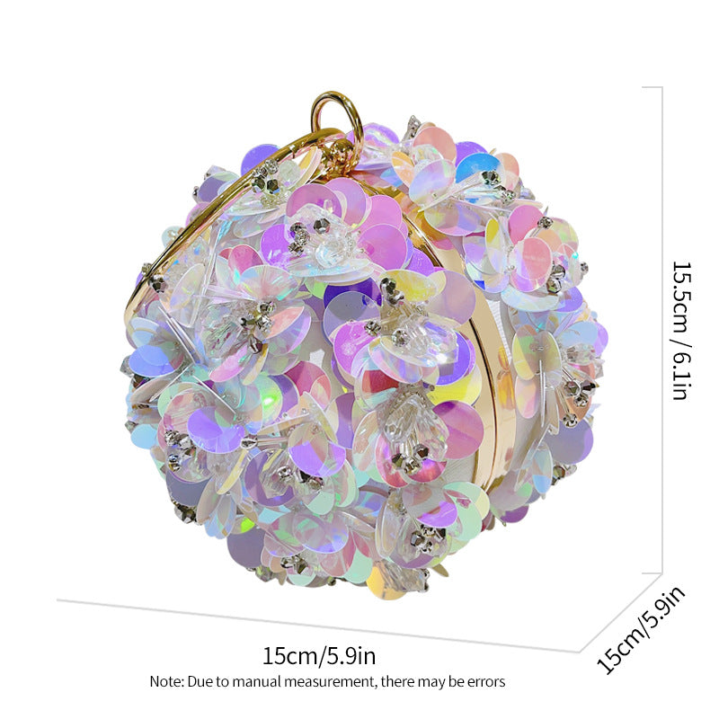 Style Holiday Flower Female Banquet Clutch Bags