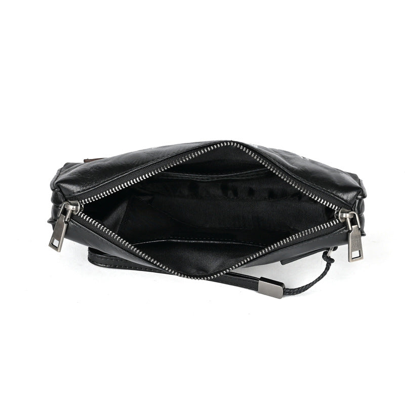 Men's Cow Leather Light Luxury Texture Clutch Fashion Men's Handbags