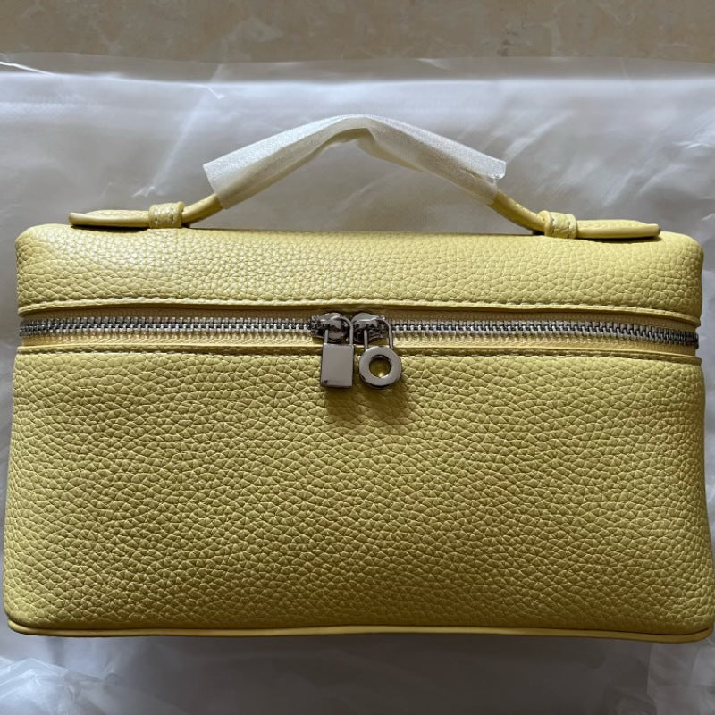 Women's Lunch Box Genuine Leather Portable For Bags