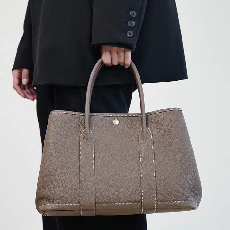 Steel Hardware Imported First Layer Cowhide Shoulder Bags