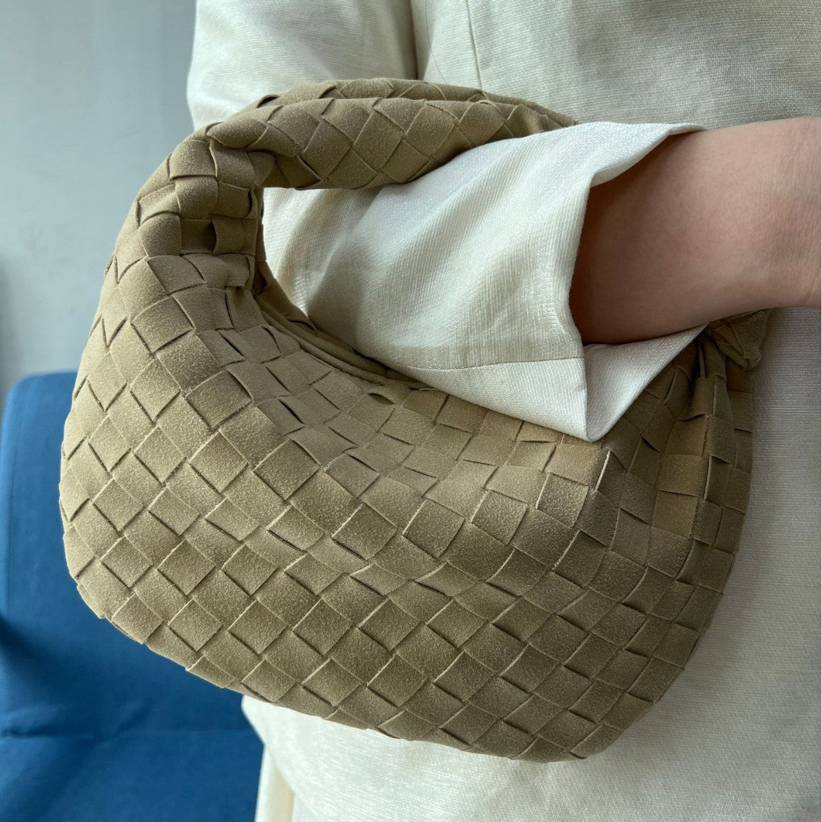 Frosted Woven Hand Handmade Horn Knotted Handbags