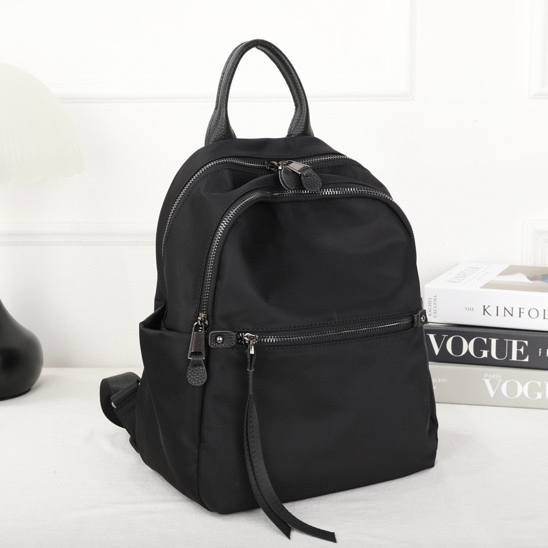 Women's Durable Korean Style Waterproof Nylon Cloth Backpacks