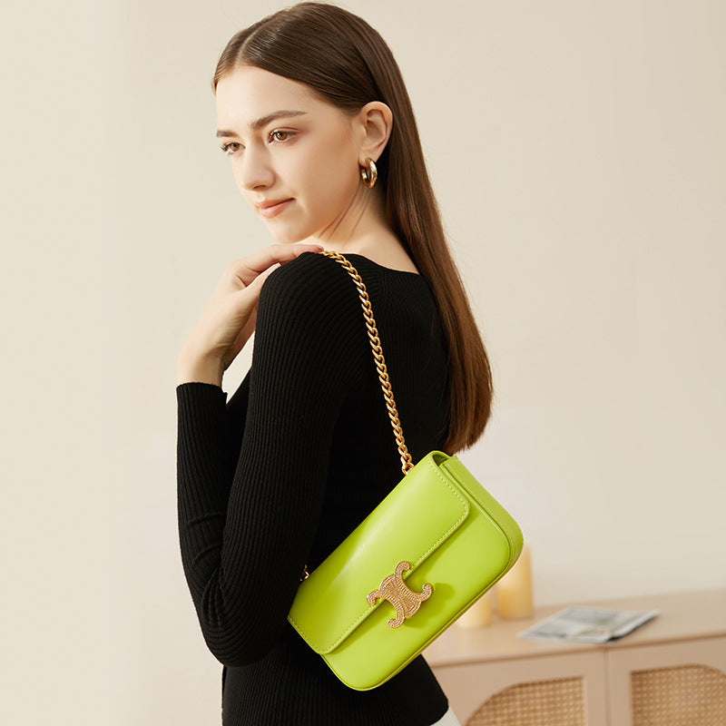 Women's Underarm Baguette Portable Chain For Handbags