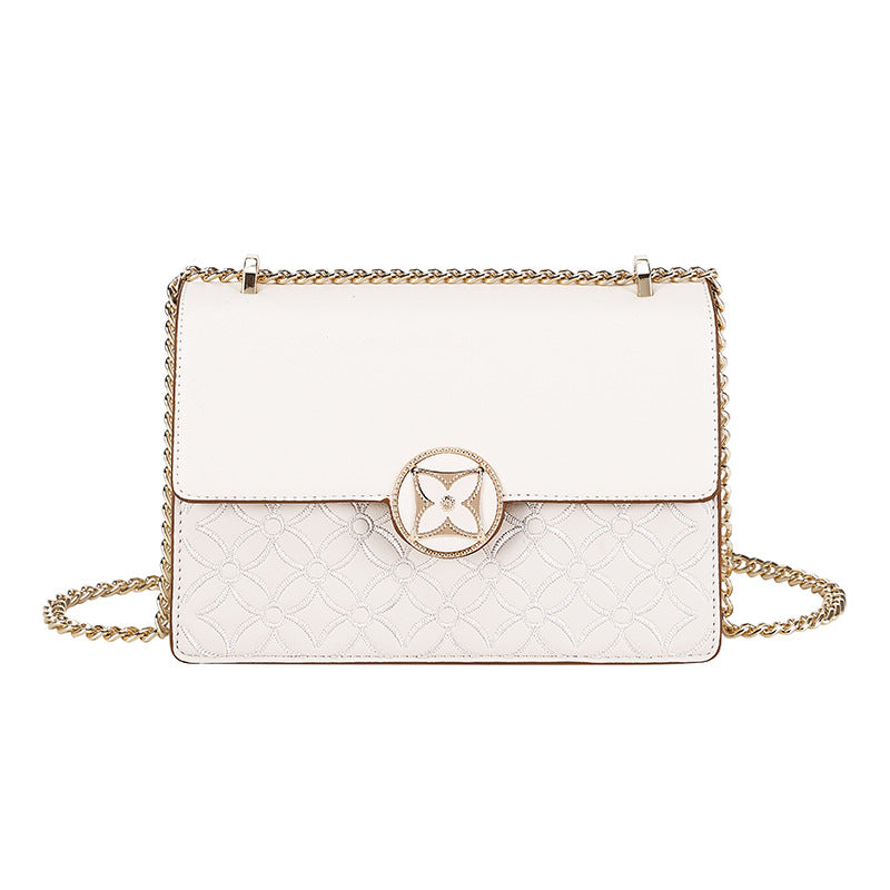 Women's Affordable Luxury Fashion Embroidery Chain Small Square Bags
