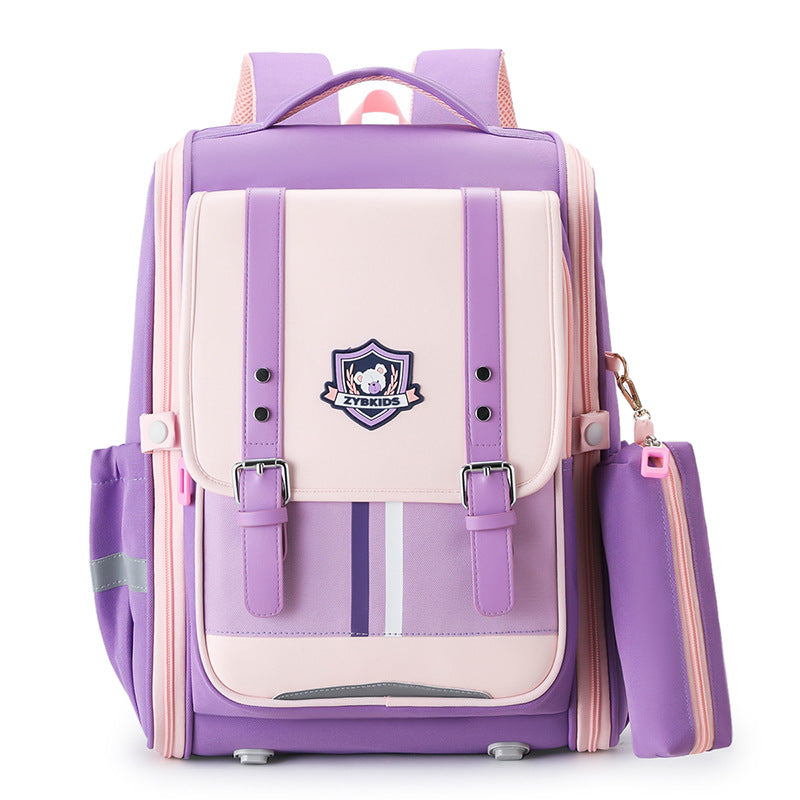 Children's Grade Primary Lightweight Large Capacity Burden Reduction Spine Elementary School Students' Schoolbags