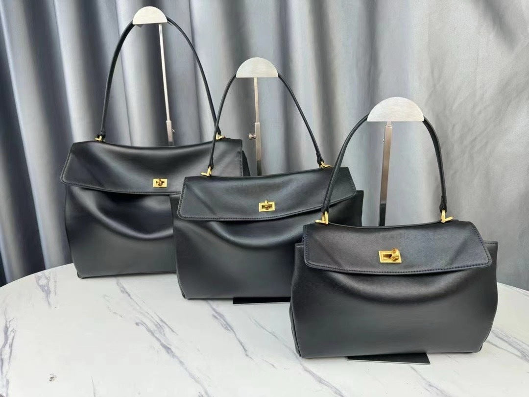High Version Paris Leather Fashion Soft Tote Bags