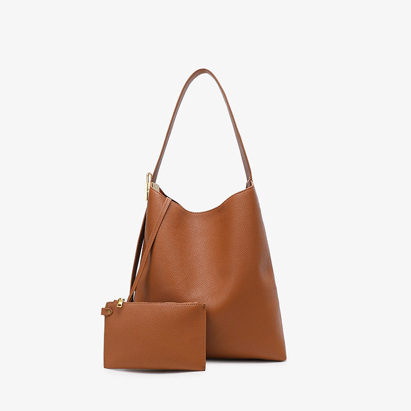 Women's Genuine Leather Large Capacity First Layer Tote Bags
