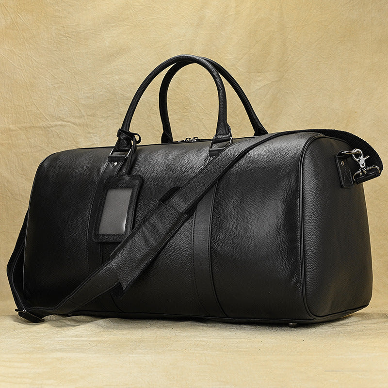 Versatile Unique First Layer Cowhide Fitness Travel Bags