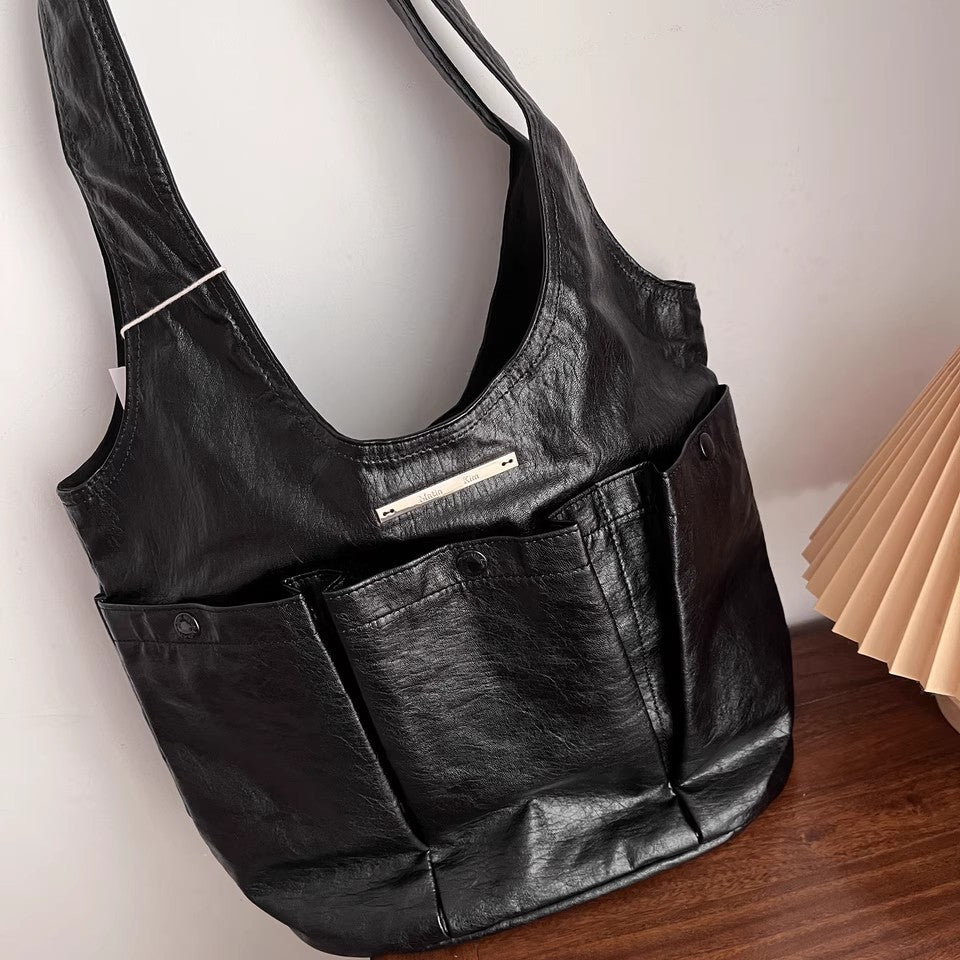 Women's Classy Creative Niche Double Pleated Small Square Bags