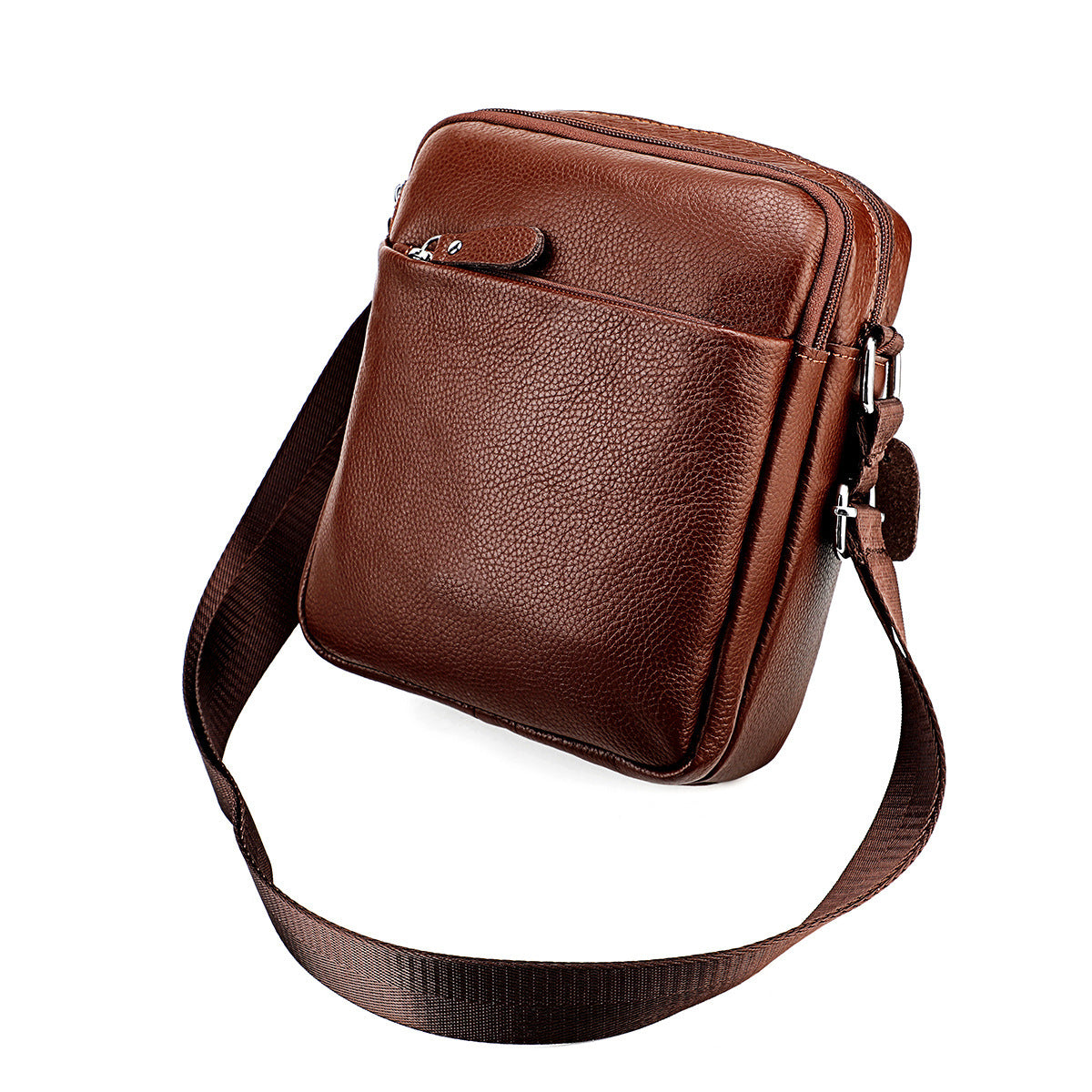 Men's Genuine Leather Fashion Cowhide Large Capacity Men's Messenger Bags