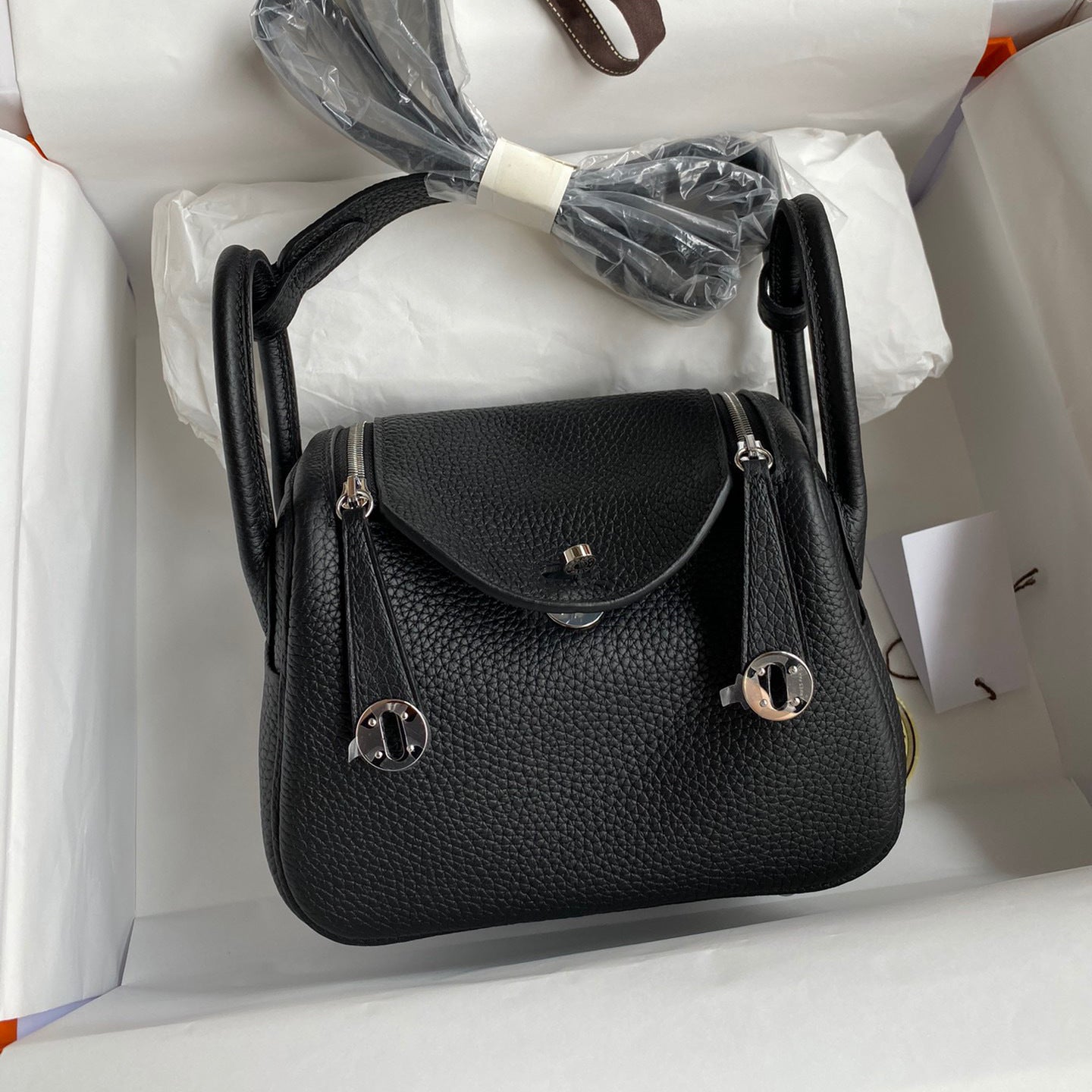 Women's First Layer Cowhide Lindi Doctor Genuine Small Square Bags