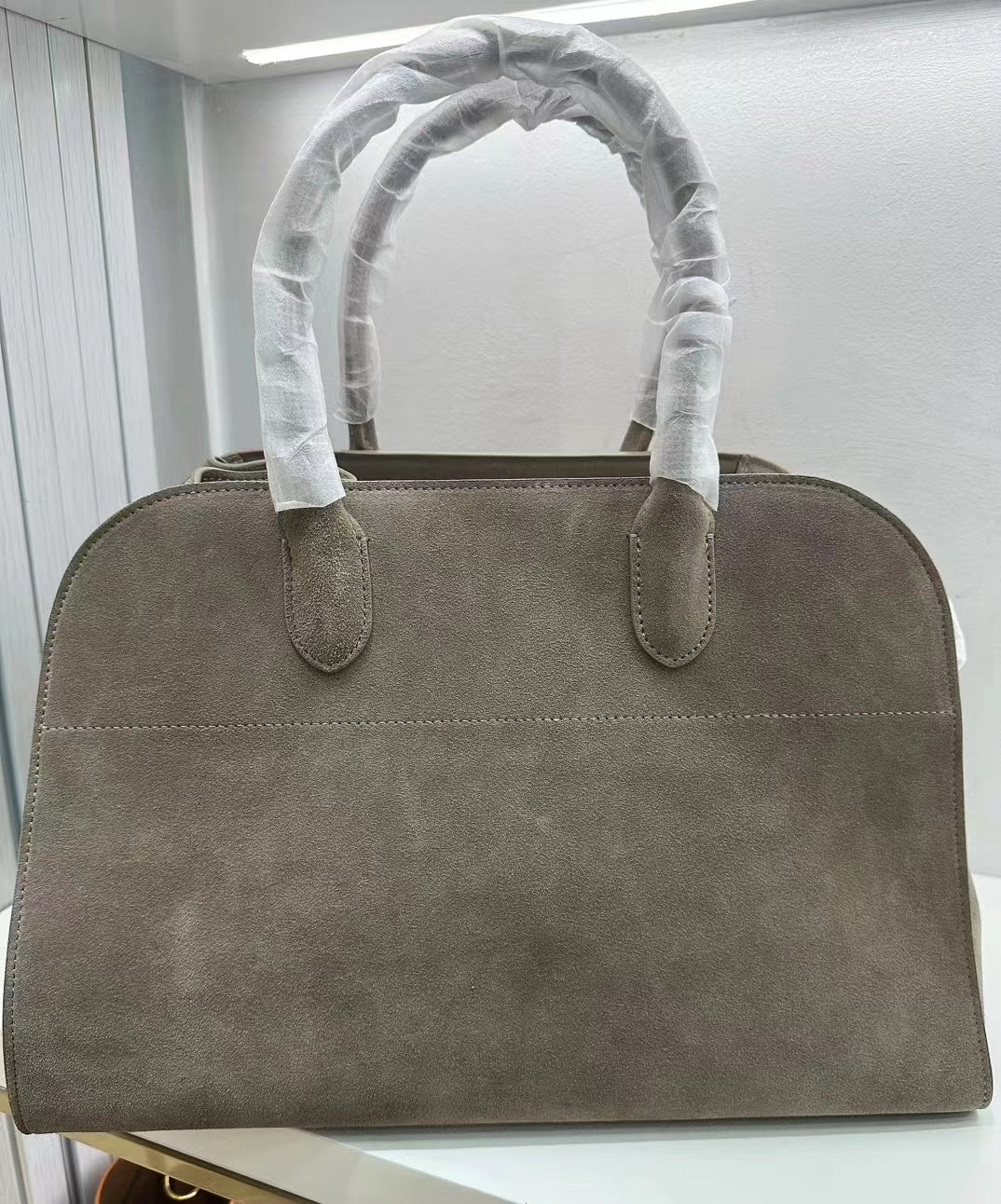 Cowhide Frosted Niche Large Capacity Color Bucket Bags