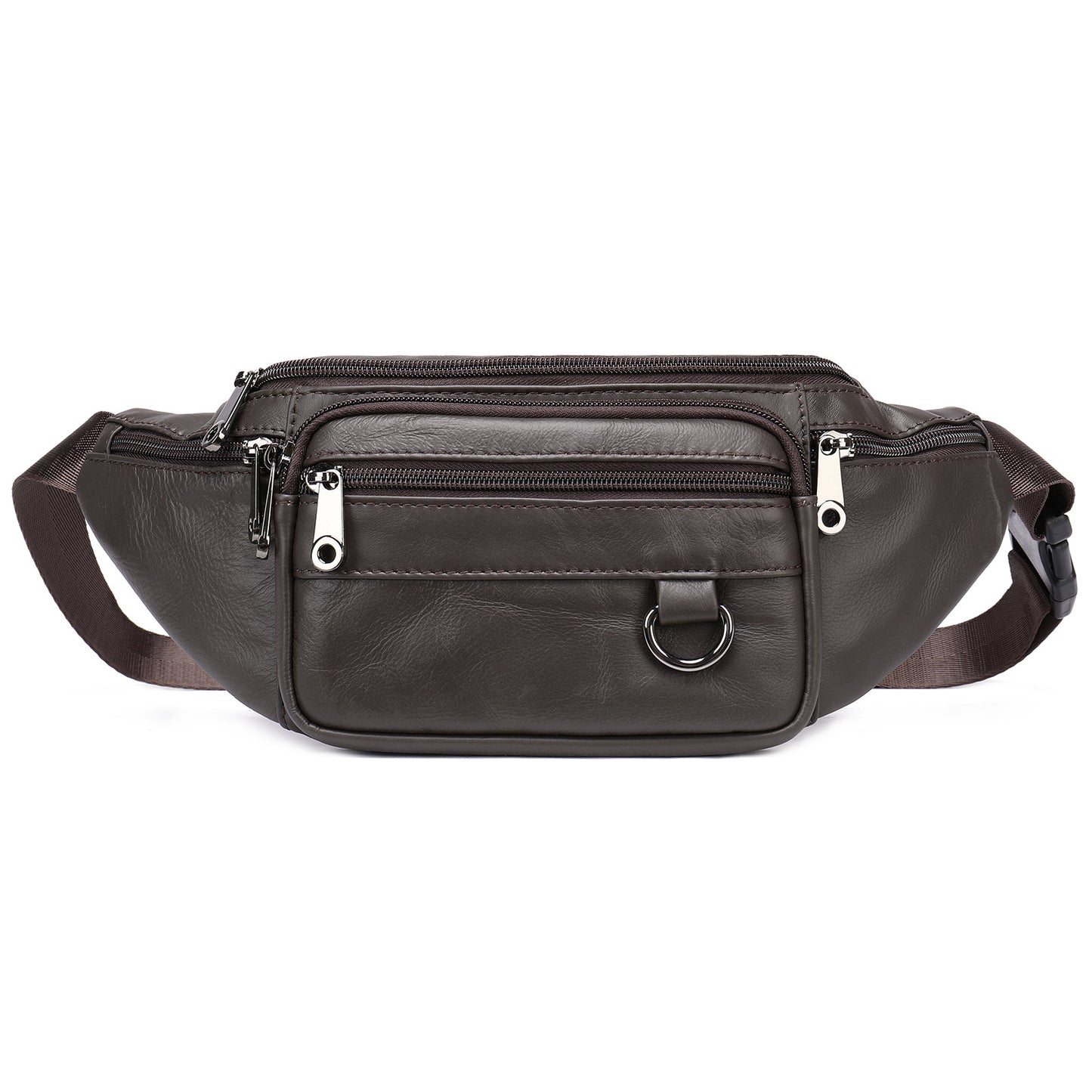 Men's Cool Glamorous Leather Multifunctional Mobile Men's Waist Packs