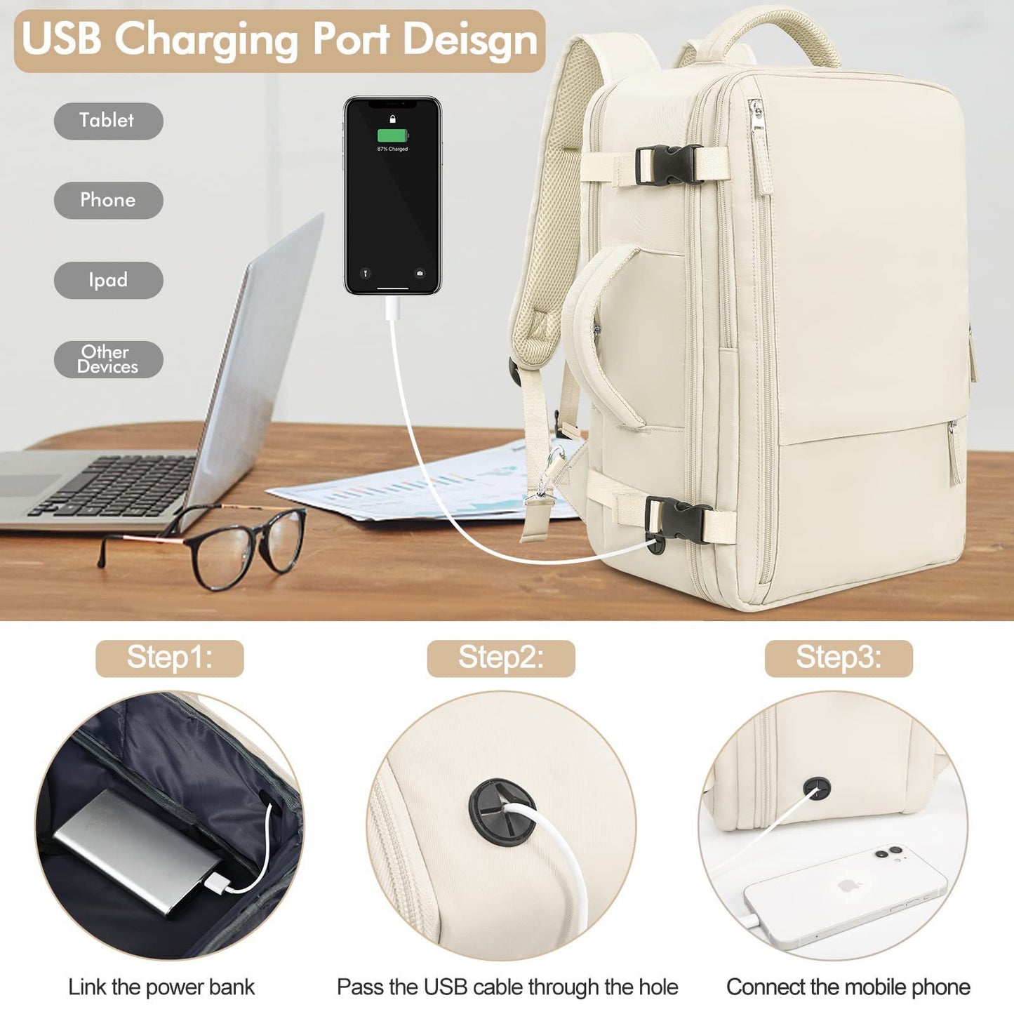 Women's New Slouchy Large Capacity Computer Backpacks