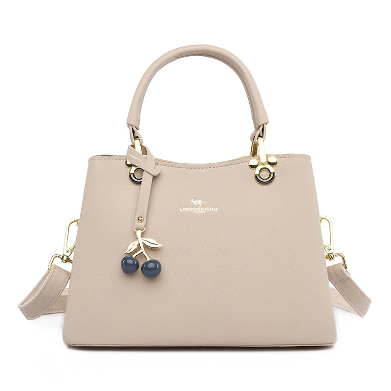 Women's Attractive Fashion Mother Soft Leather Handbags