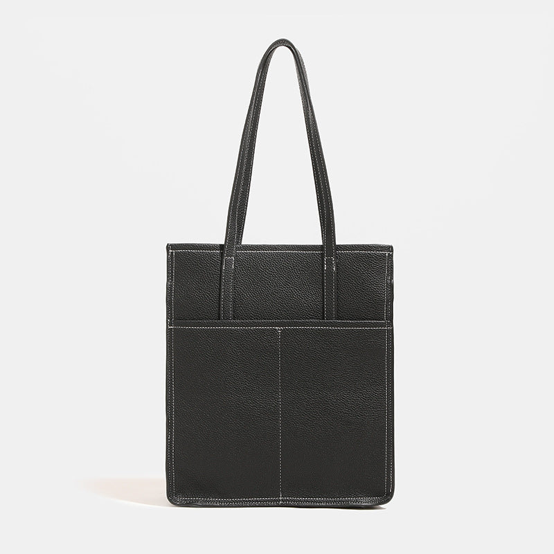 Pattern Textured Simple Commute Portable Large Tote Bags