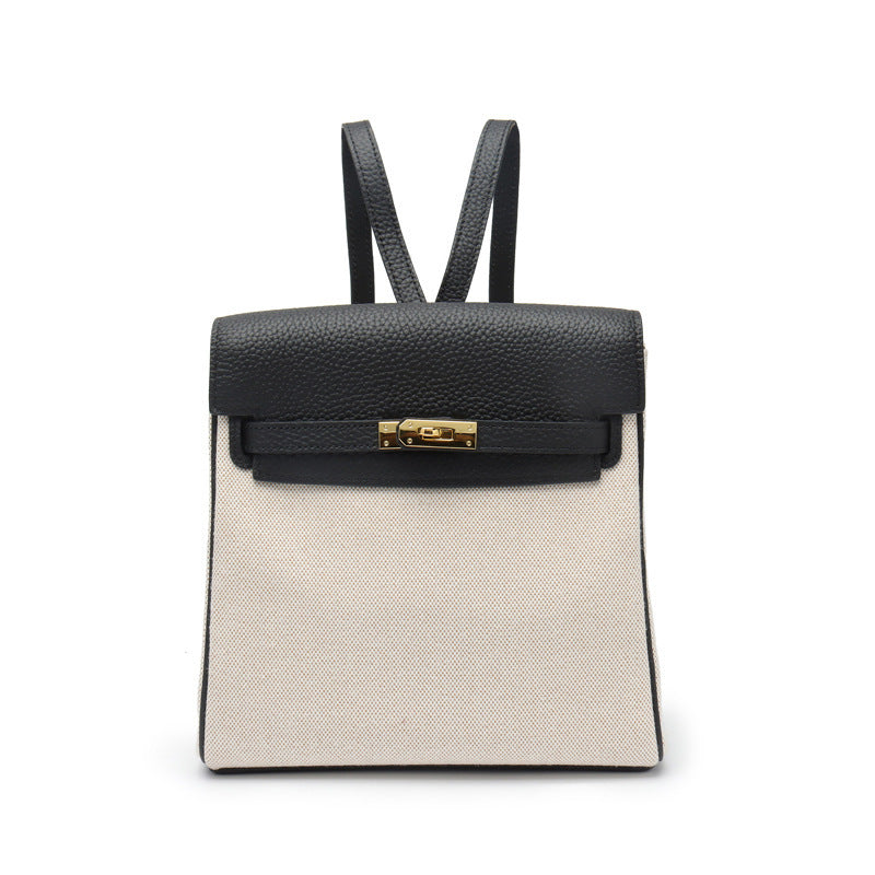 Women's With First Layer Cowhide Fashion Genuine Backpacks