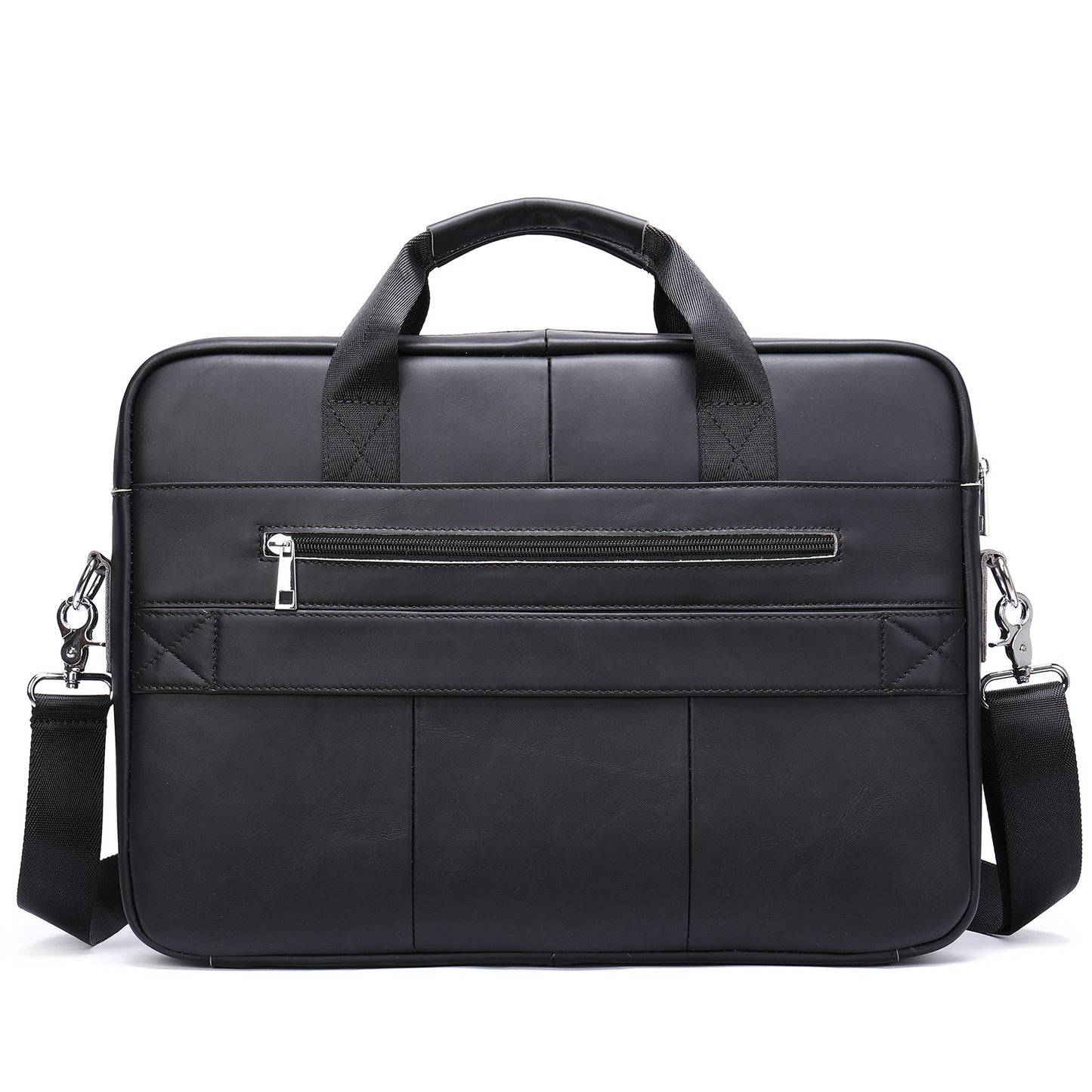 Men's Leather Business Cowhide Large Size Computer Men's Briefcases