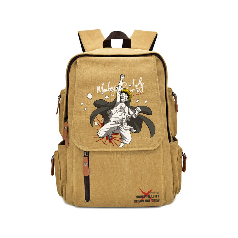 Fire Shadow Totoro One Piece Large Backpacks
