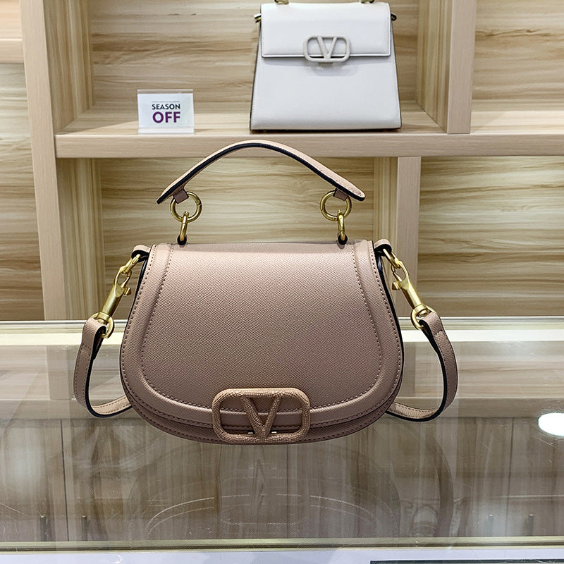 Women's High-grade Summer Underarm Portable Design Saddle Crossbody Bags