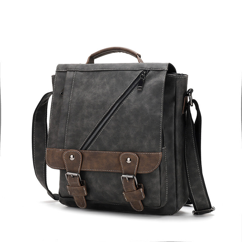 Men's Elegant Vintage Commuter Large Capacity Men's Shoulder Bags