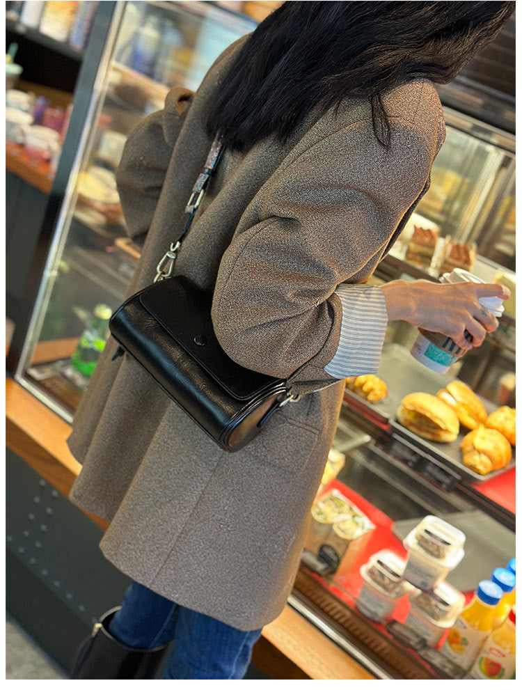 Spring Fashion Pouches Retro Genuine Leather Shoulder Bags