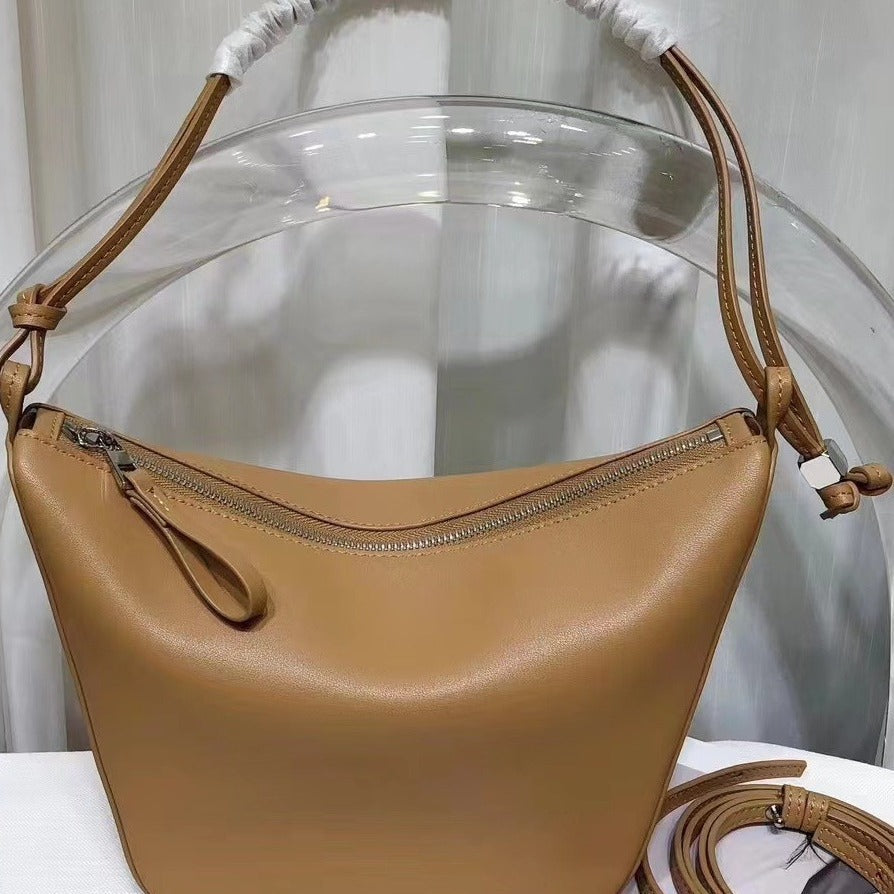 Layer Cowhide High-grade Niche Dumpling Portable Crossbody Bags